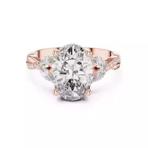 Solitaire Ring 3dm stl renders animation videos details 