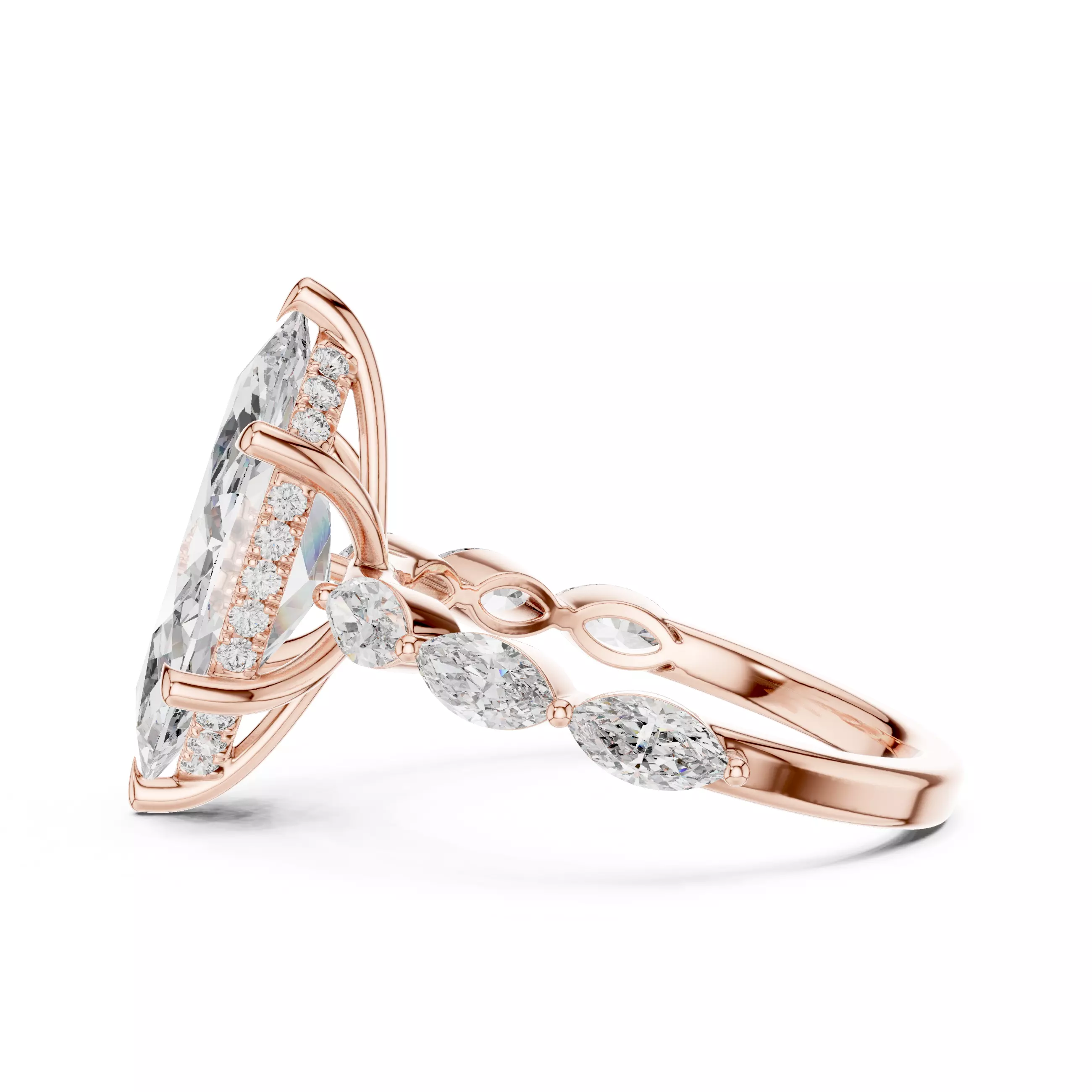 Solitaire Ring 3dm stl renders animation videos details 3D print model_1