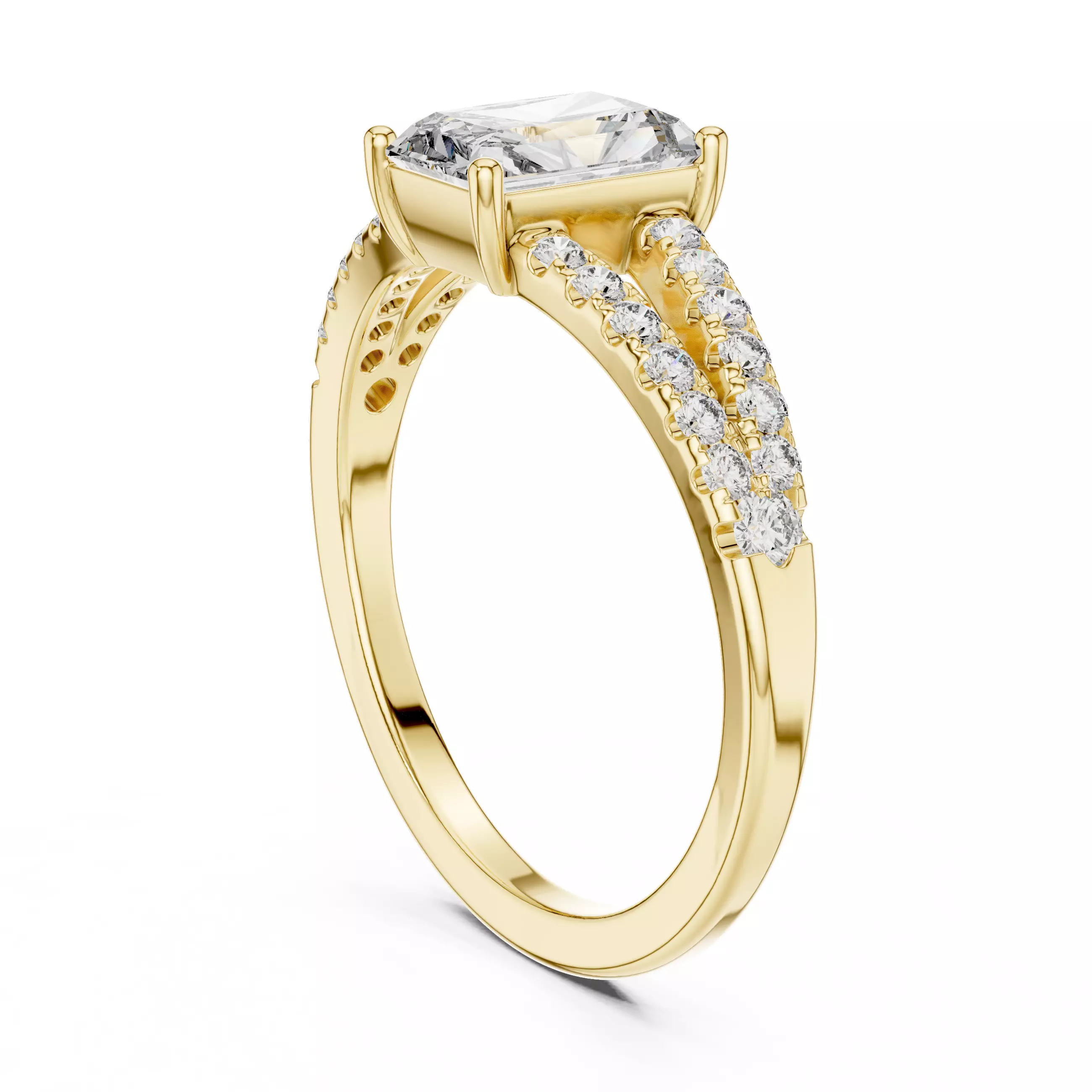 Solitaire Ring 3dm stl renders animation videos details 3D print model_12