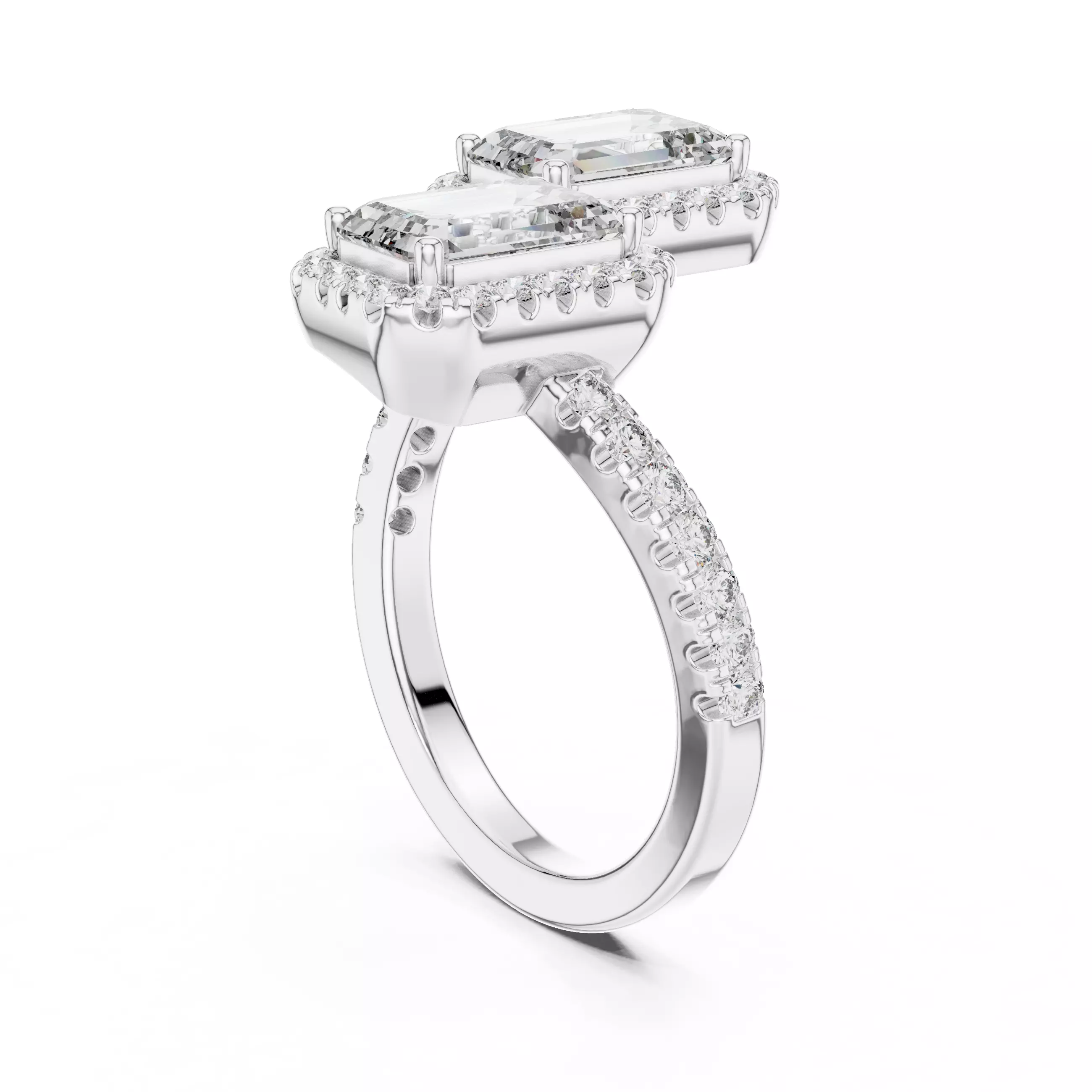 Solitaire Ring 3dm stl renders animation videos details 3D print model_10