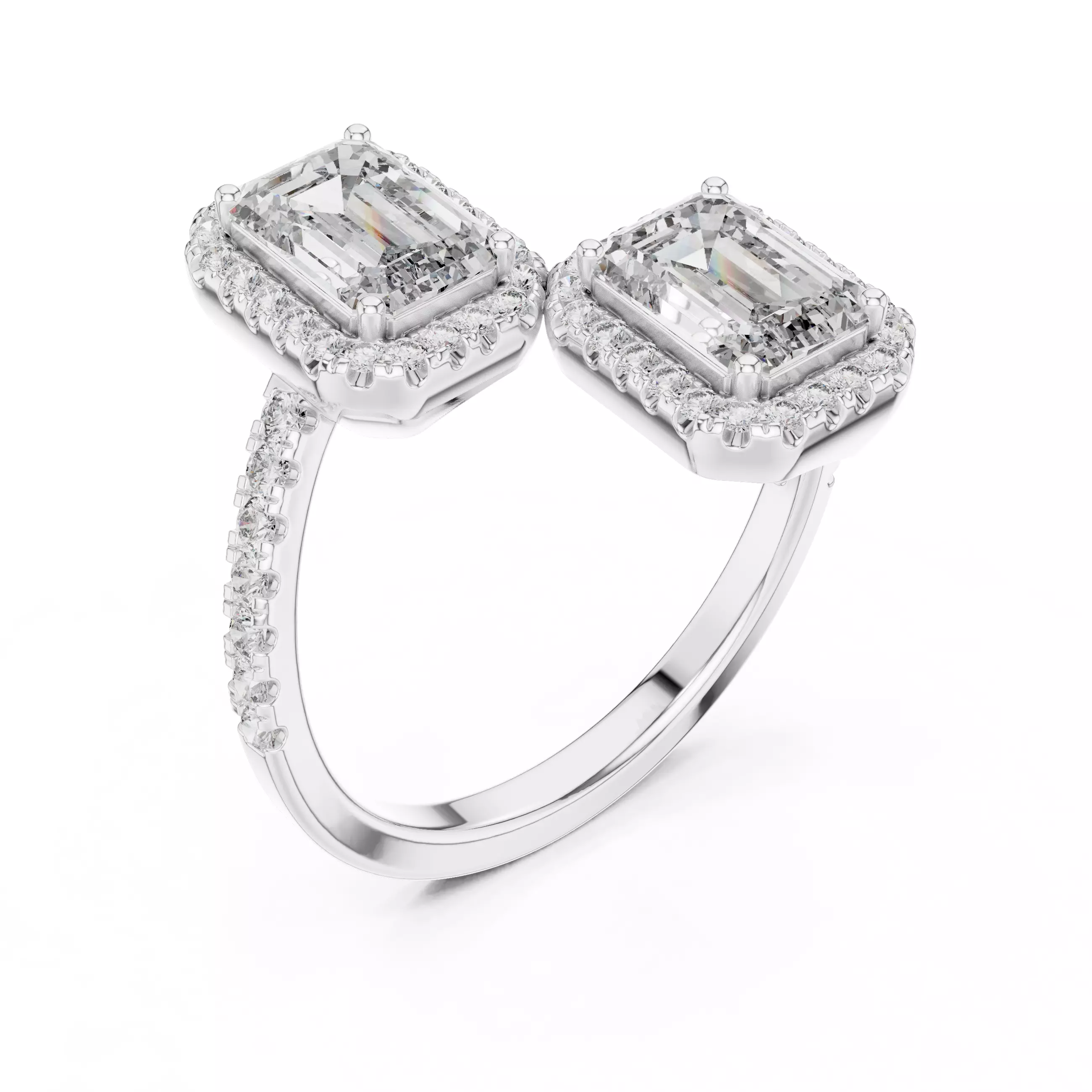 Solitaire Ring 3dm stl renders animation videos details 3D print model_11