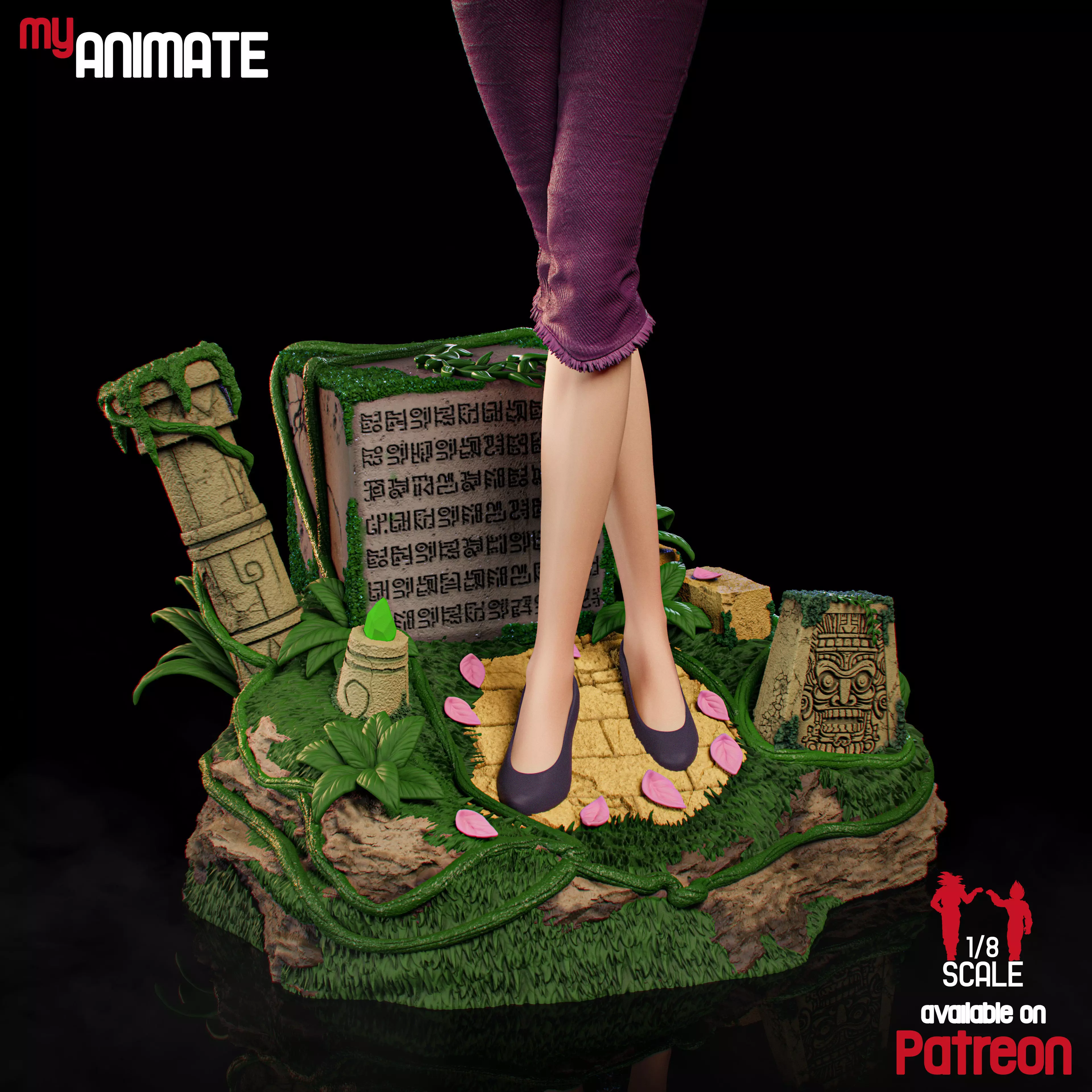 Nico Robin from One Piece - myAnimate 3D print model_4