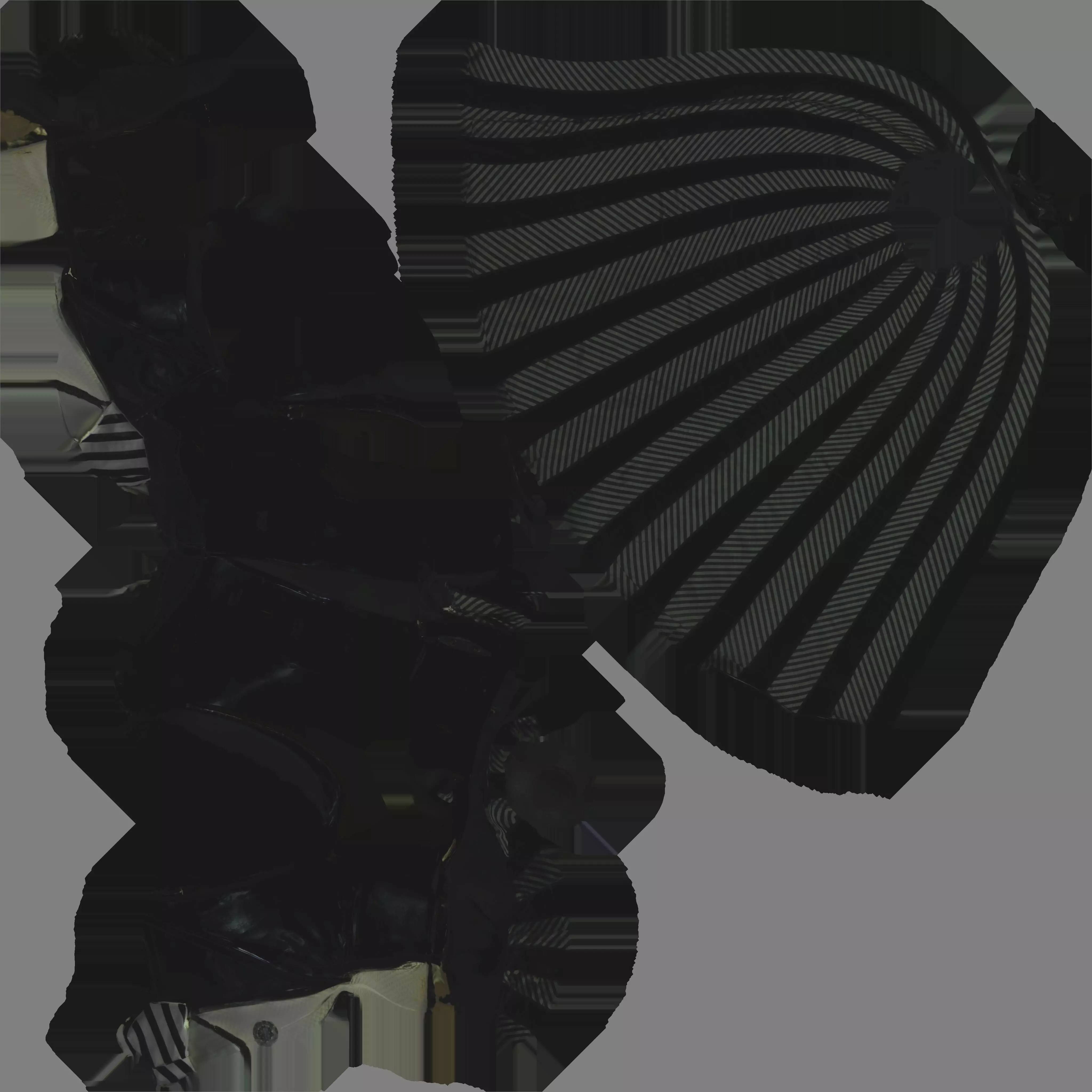 David Bowie skirt costume 3D model_6