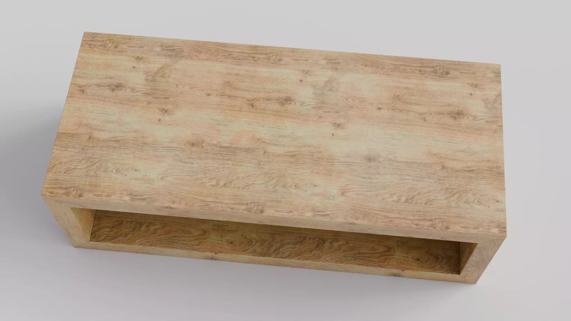 Coffee Table 01 Low-poly 3D model_7