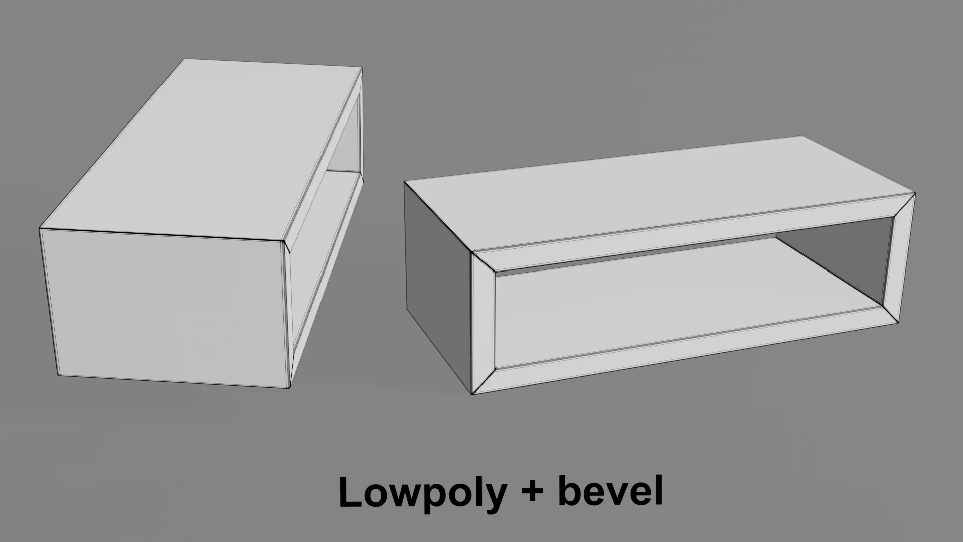 Coffee Table 01 Low-poly 3D model_12