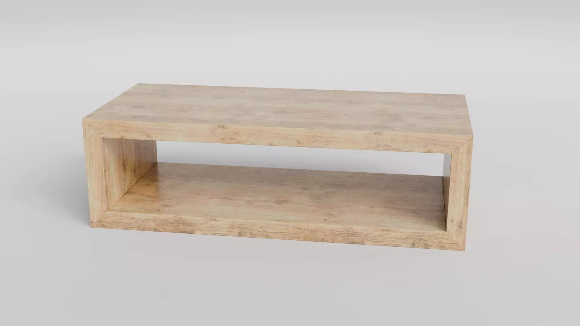 Coffee Table 01 Low-poly 3D model_6