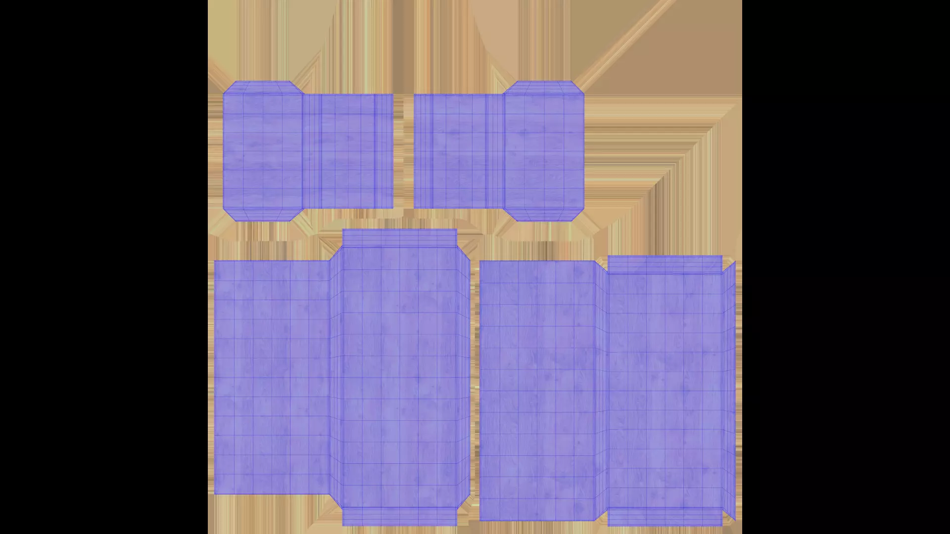 Coffee Table 01 Low-poly 3D model_15