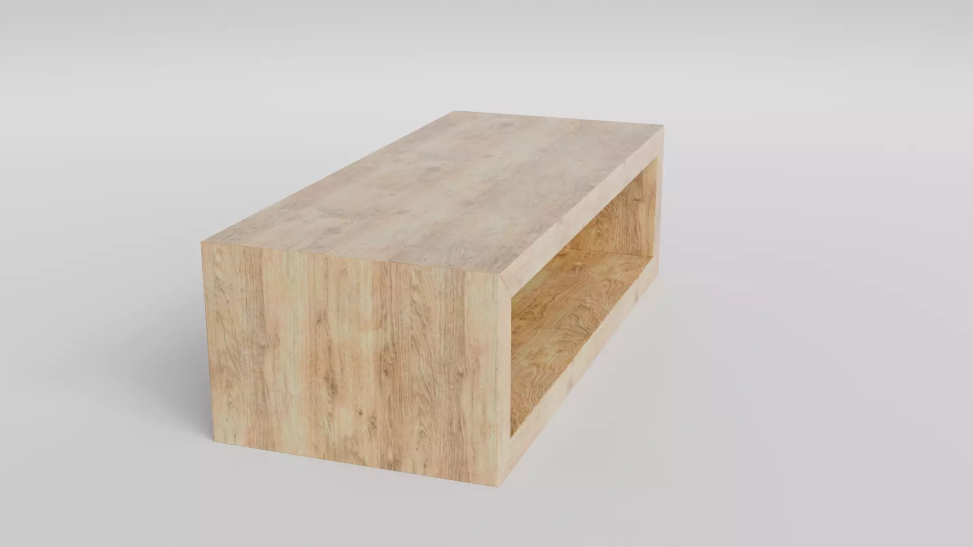 Coffee Table 01 Low-poly 3D model_3