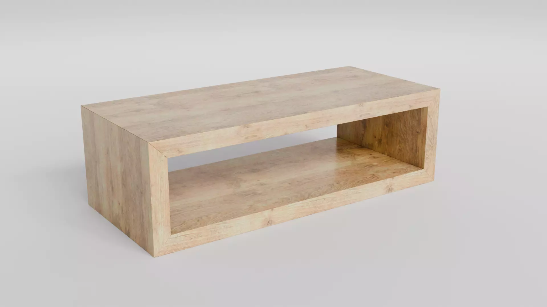 Coffee Table 01 Low-poly 3D model_2