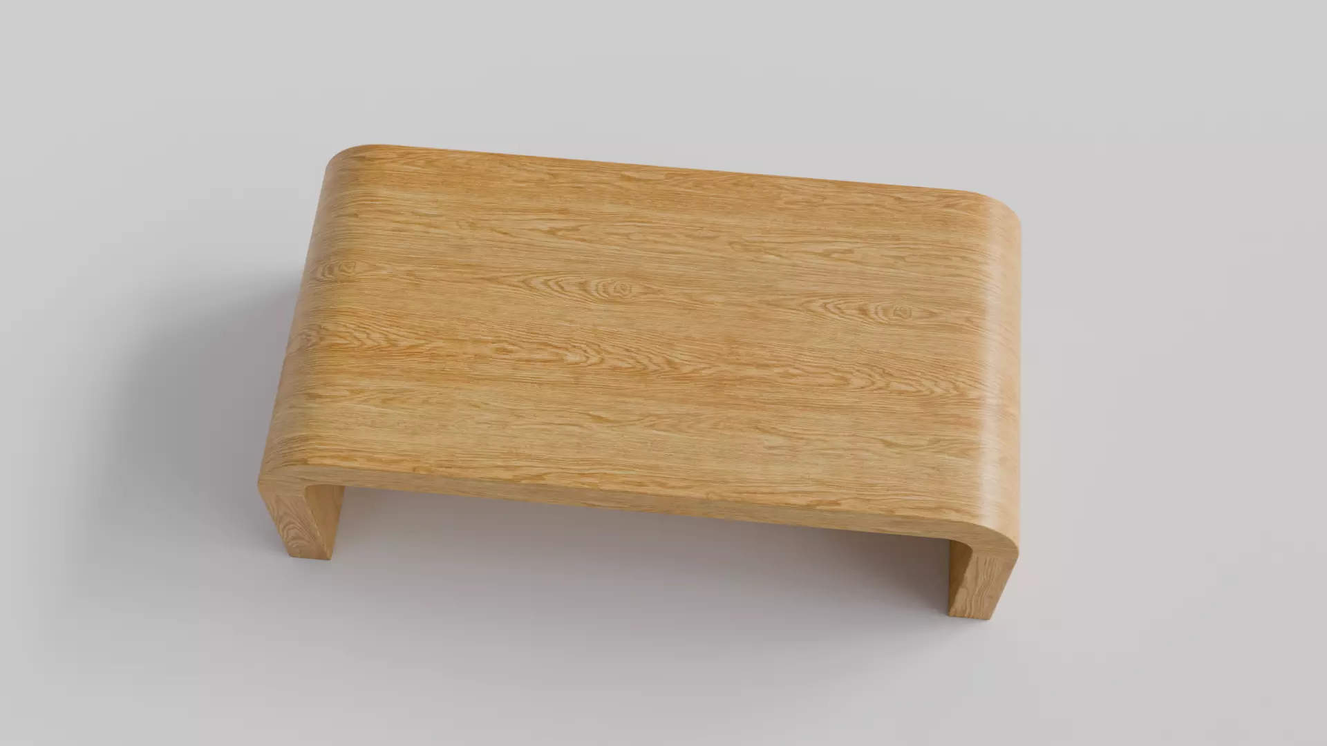 Coffee Table 02 Low-poly 3D model_7