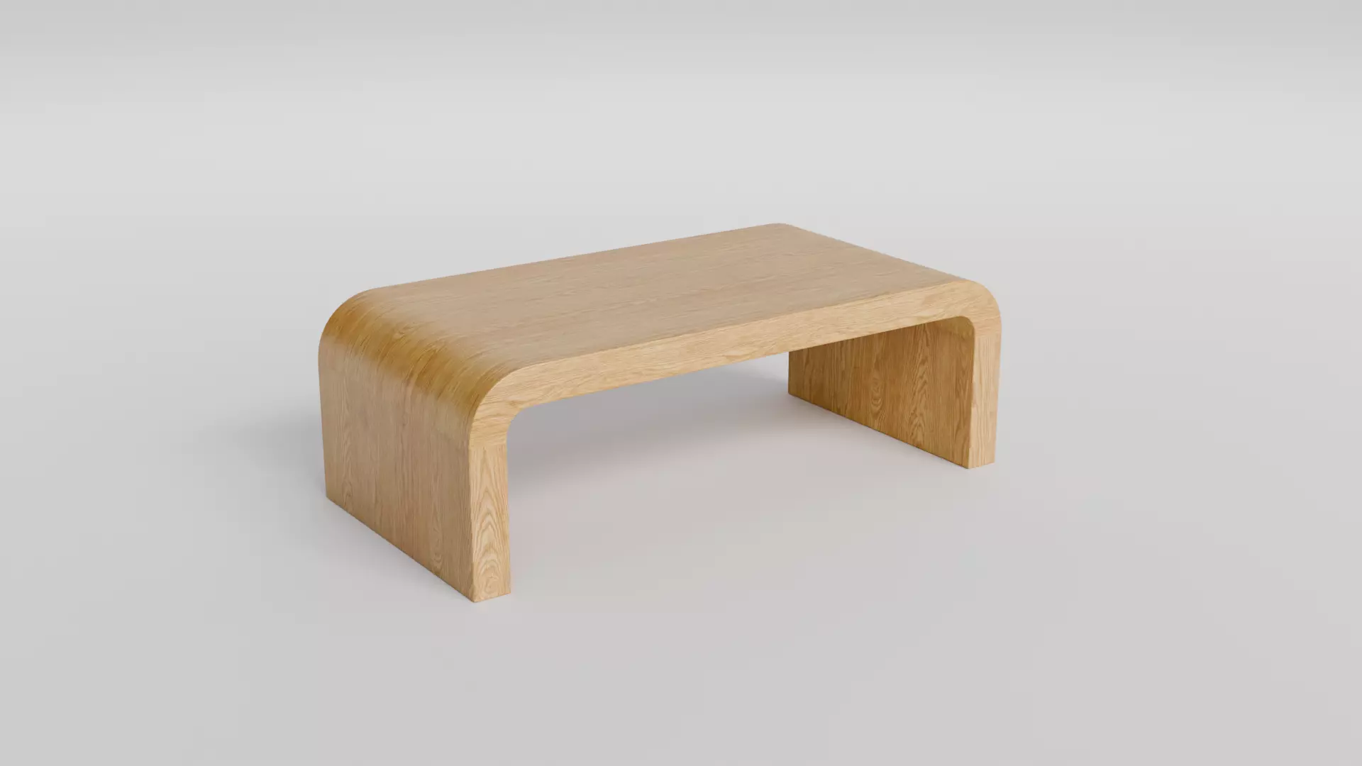 Coffee Table 02 Low-poly 3D model_2