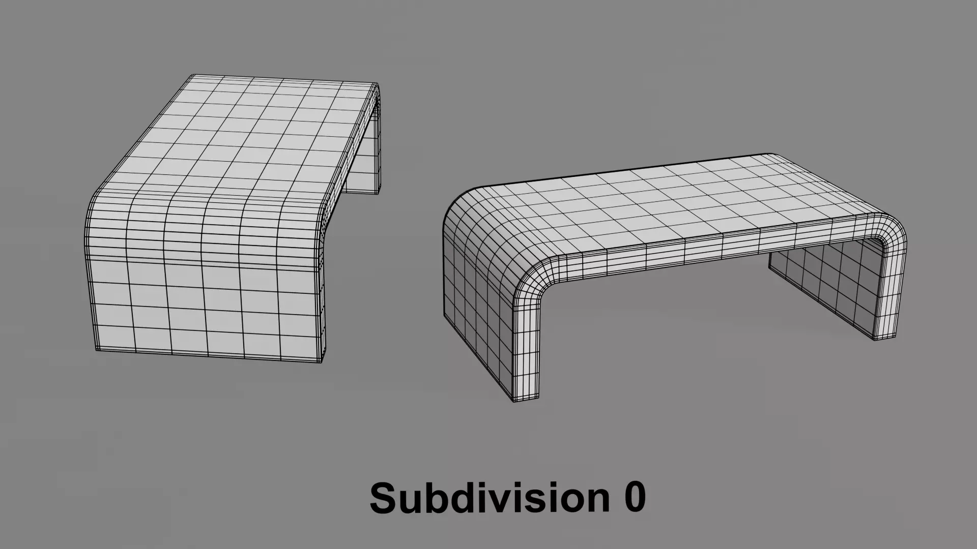 Coffee Table 02 Low-poly 3D model_13