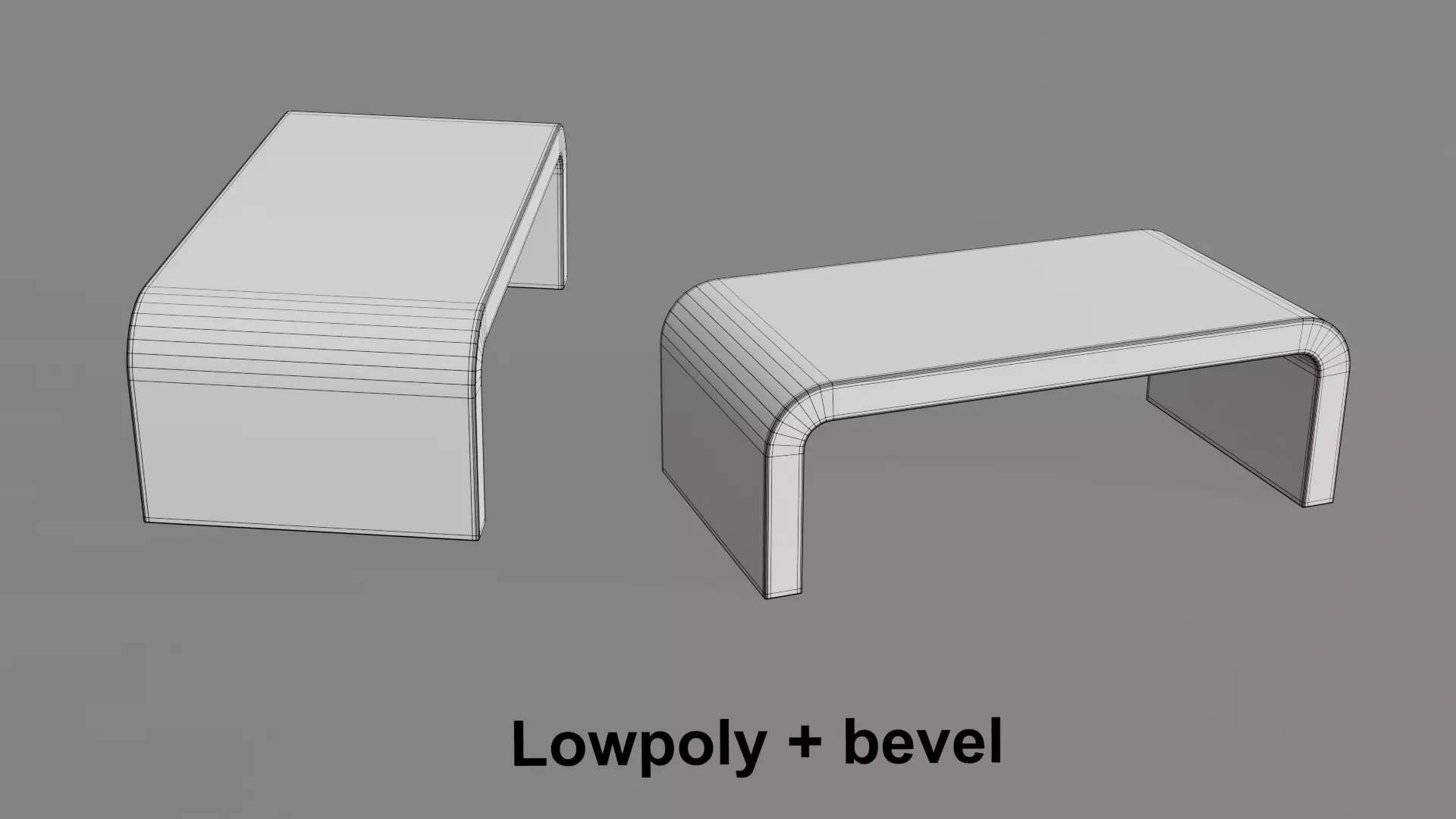 Coffee Table 02 Low-poly 3D model_12