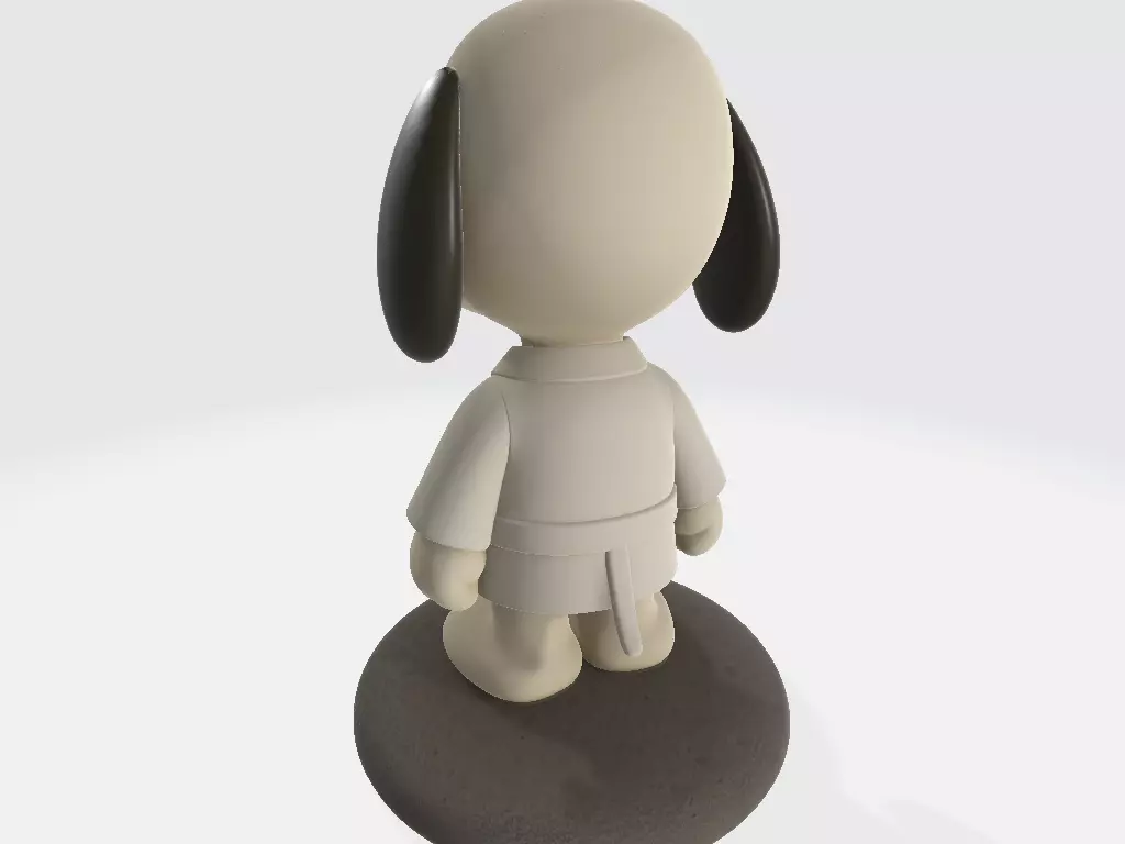 Classic Snoopy in Kimono Moonstone 3D print model_3