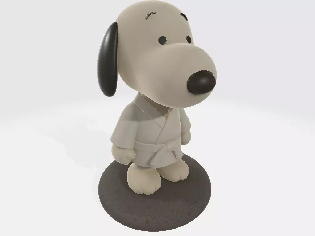 Classic Snoopy in Kimono Moonstone 3D print model_0