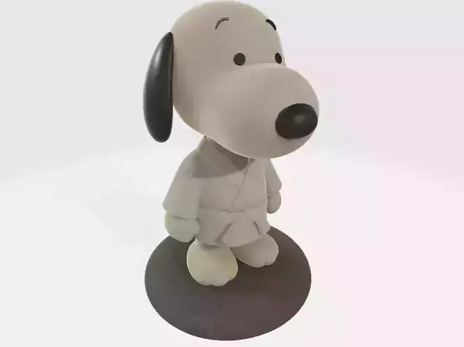 Classic Snoopy in Kimono Moonstone 3D print model