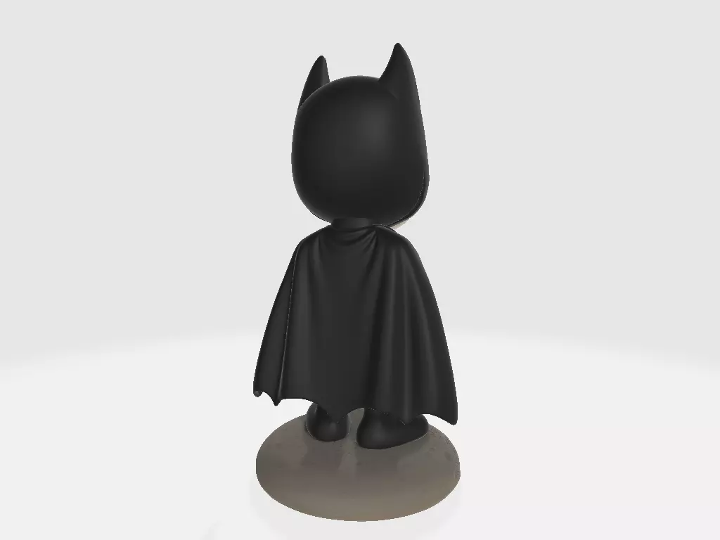 Classic Snoopy on the Moonstone of SuperHero Batman 3D print model_5