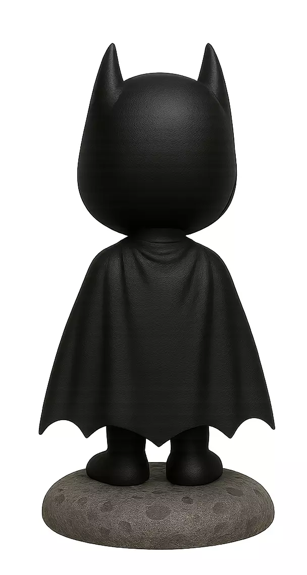 Classic Snoopy on the Moonstone of SuperHero Batman 3D print model_10