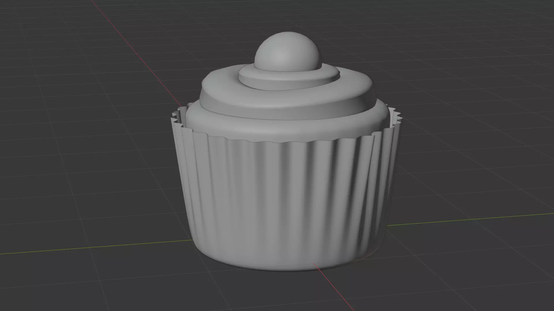 Cup Cake  3D model_4