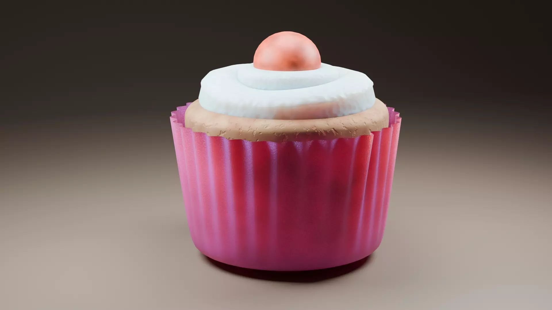 Cup Cake  3D model_3