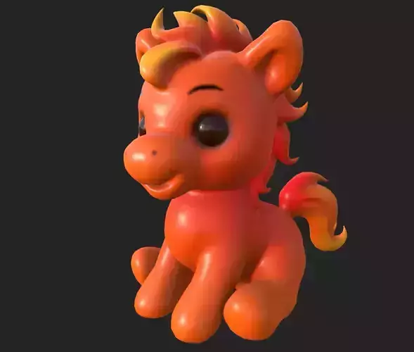 Cute Mary Christmas Fire Horse 2026