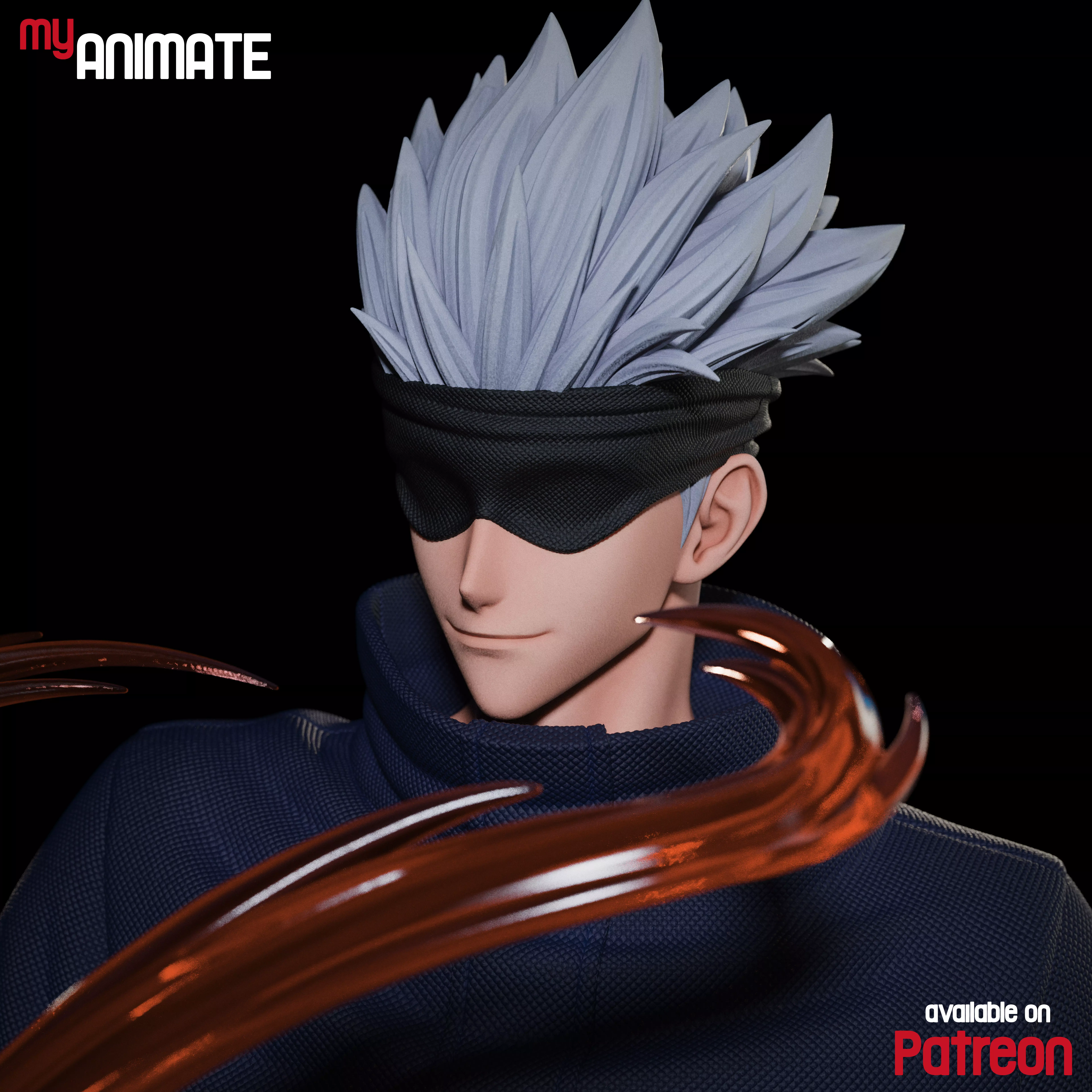 Satoru Gojo from Jujutsu Kaise - myAnimate 3D print model_6