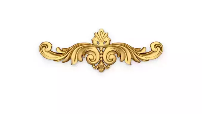 carved classic decorative ornament cnc 3d printing stl 62