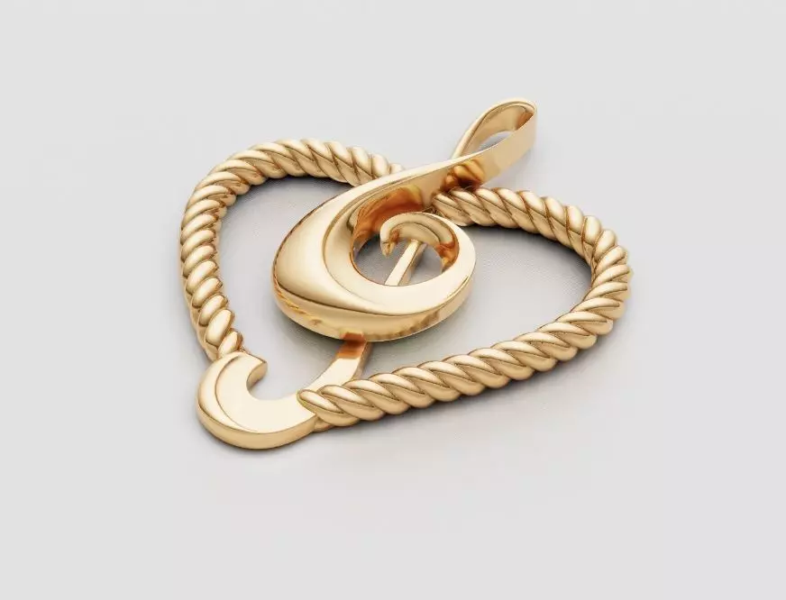 love to music 3D print model_6