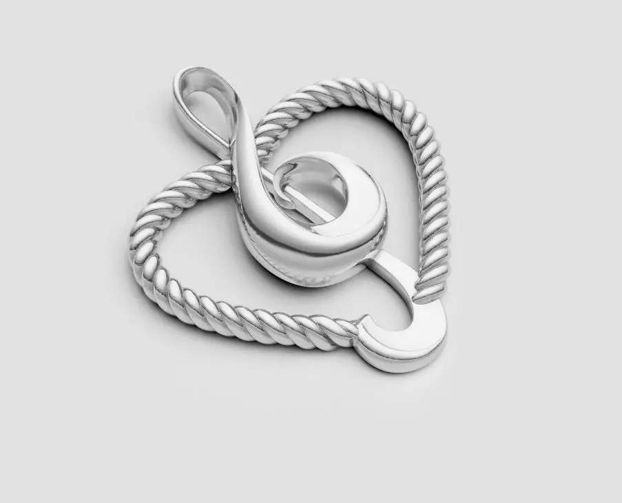 love to music 3D print model_5