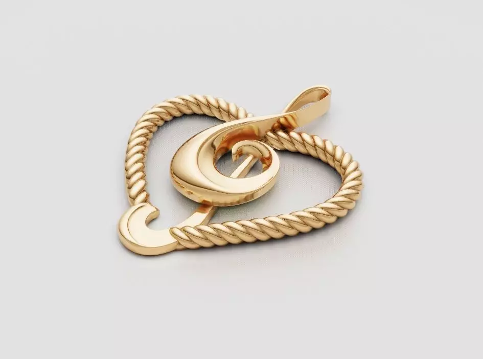 love to music 3D print model_3