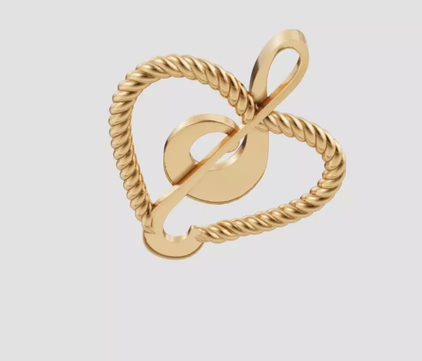 love to music 3D print model_7