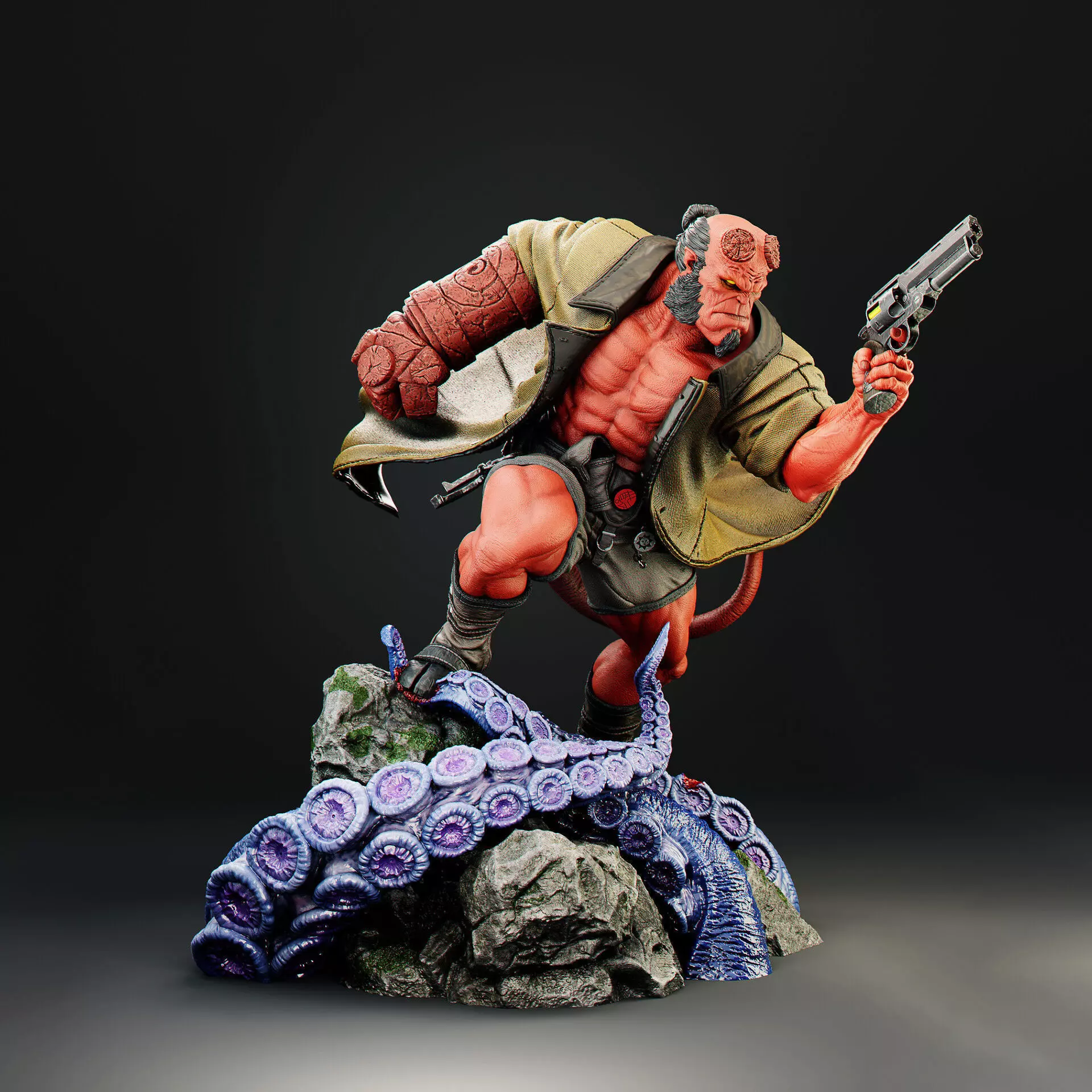 Demon Hero 3D Model 3D print model_0