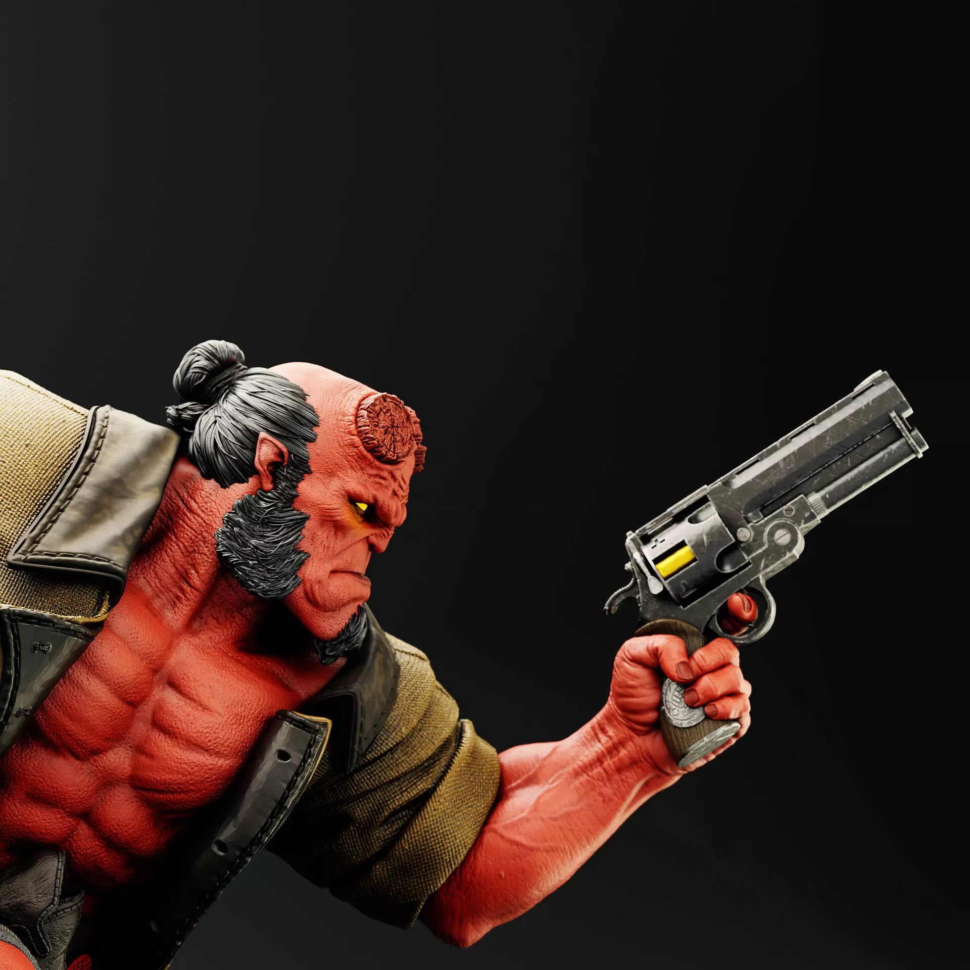 Demon Hero 3D Model 3D print model_12