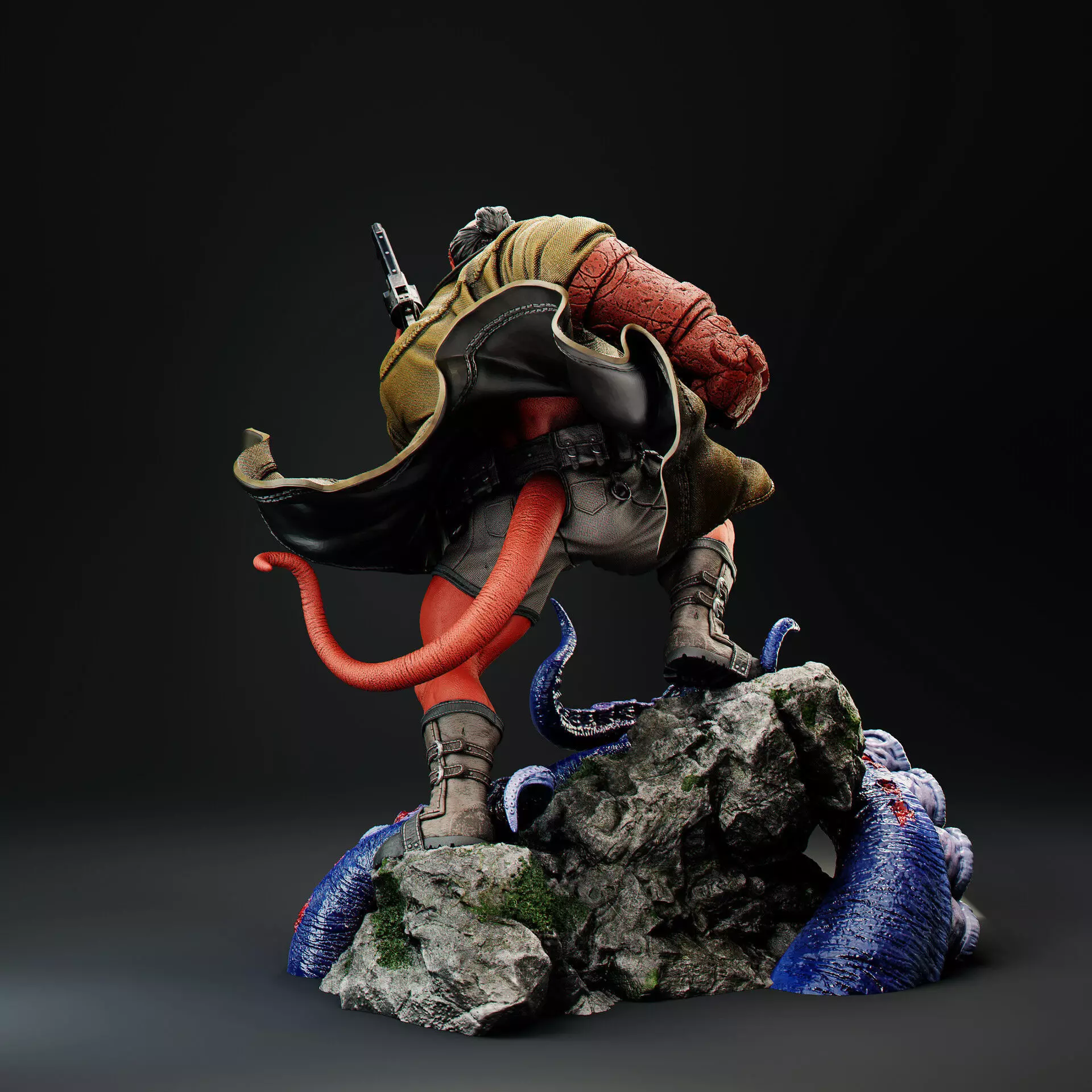 Demon Hero 3D Model 3D print model_9