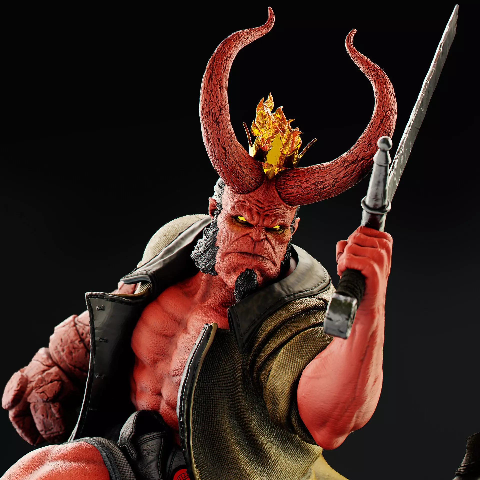 Demon Hero 3D Model 3D print model_14