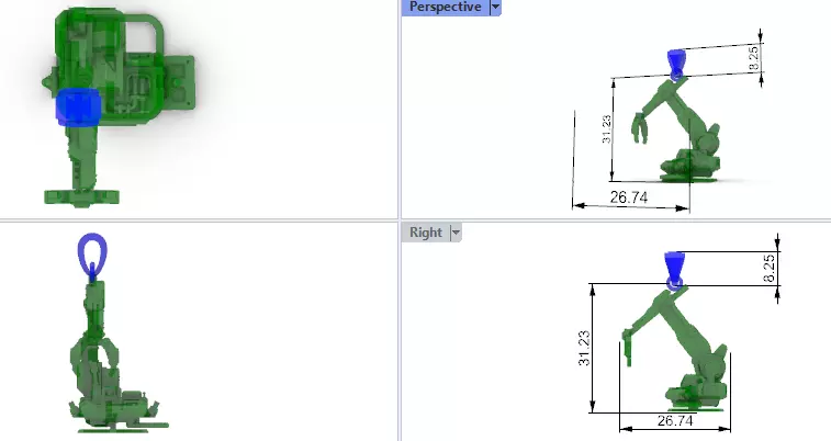Crawler Crane Pendant 3D print model_36