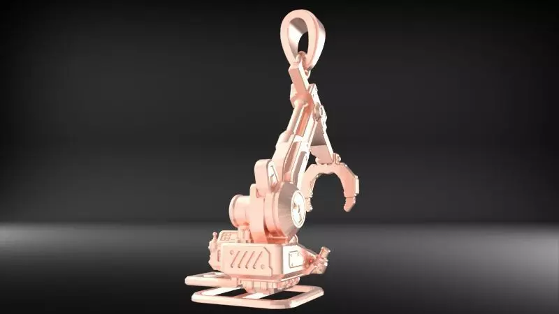 Crawler Crane Pendant 3D print model_9