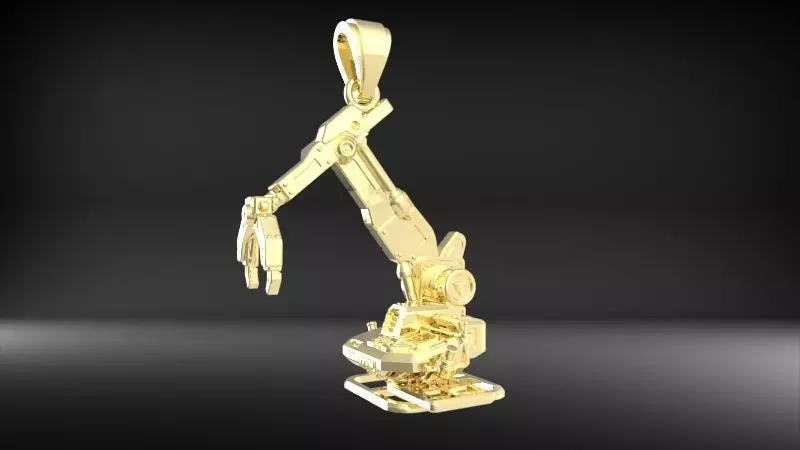 Crawler Crane Pendant 3D print model_22