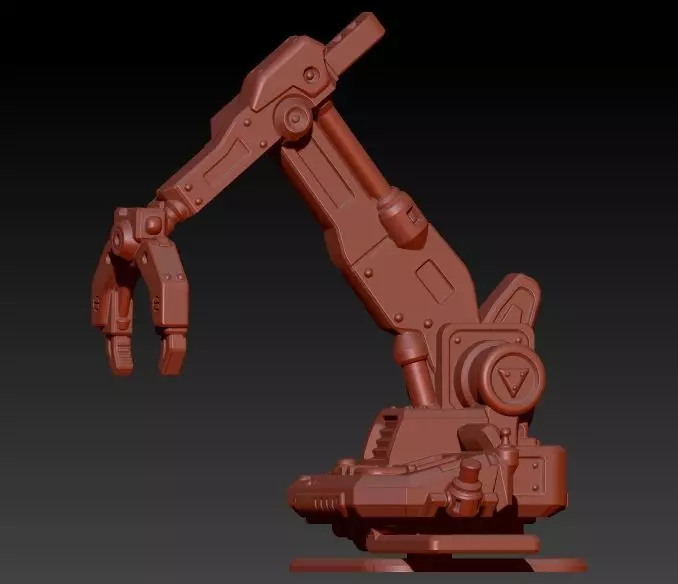 Crawler Crane Pendant 3D print model_5