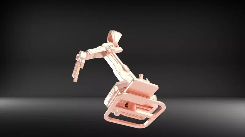 Crawler Crane Pendant 3D print model_33