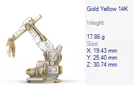 Crawler Crane Pendant 3D print model_39