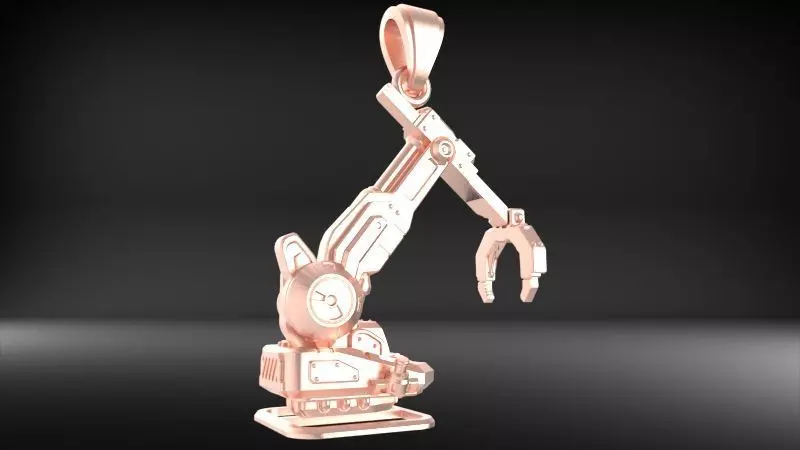 Crawler Crane Pendant 3D print model_28