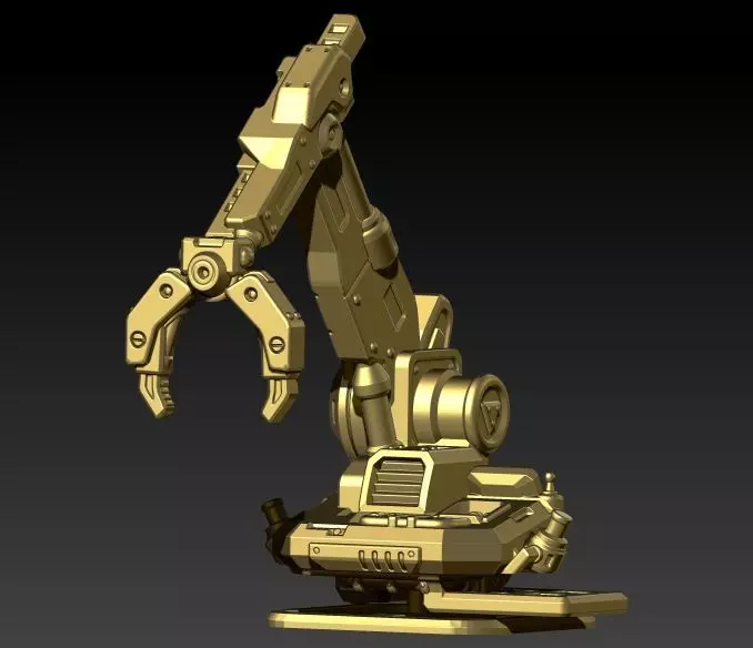 Crawler Crane Pendant 3D print model_1