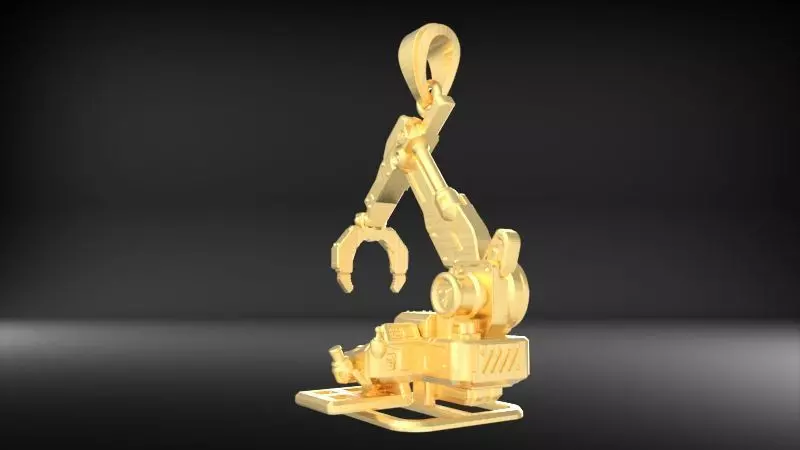 Crawler Crane Pendant 3D print model_30