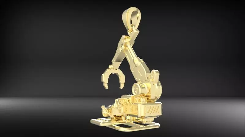 Crawler Crane Pendant 3D print model_20