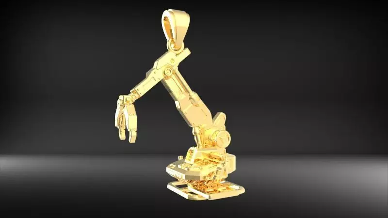 Crawler Crane Pendant 3D print model_7