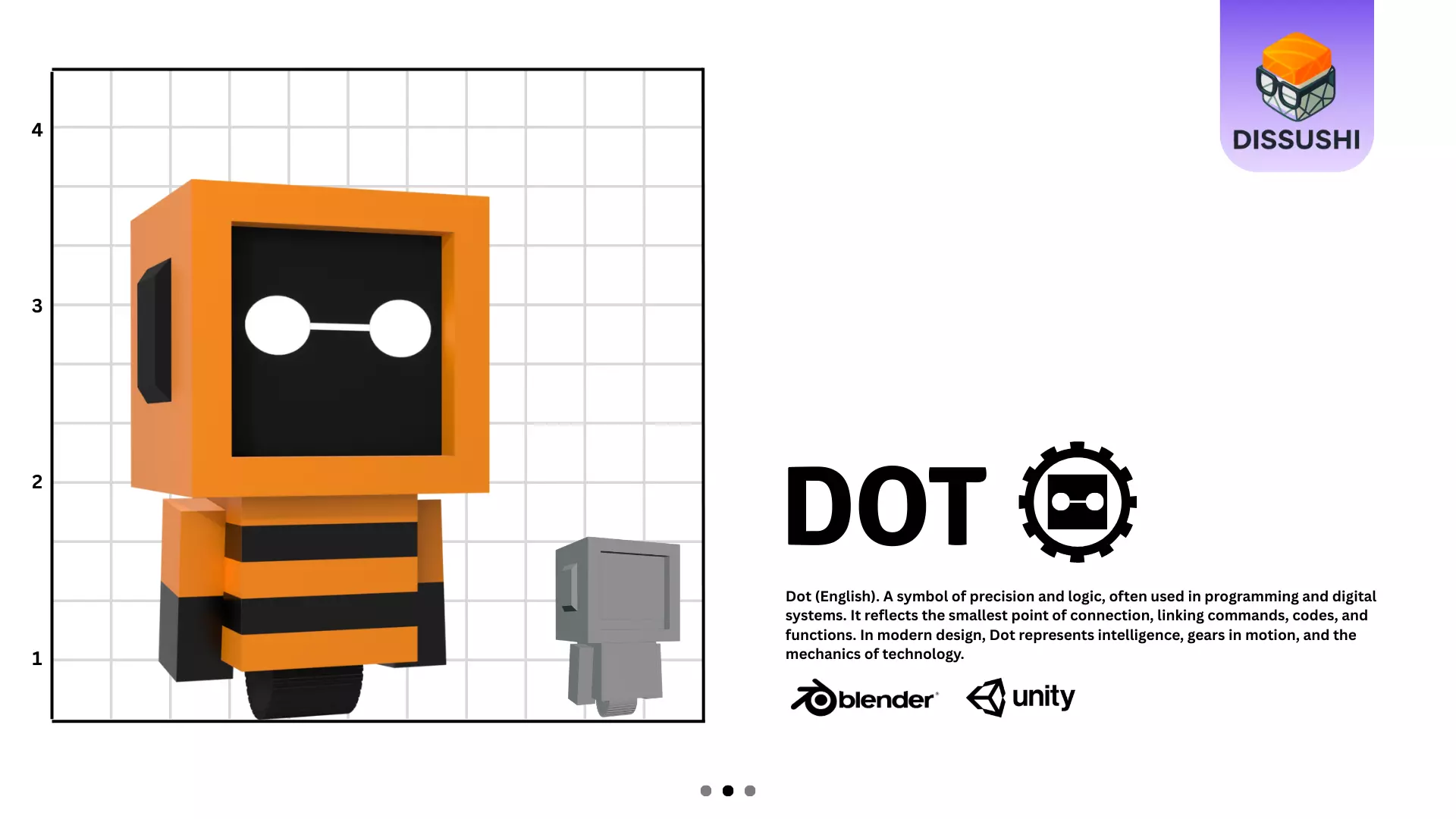 Voxel Robot Pack Low-poly 3D model_2