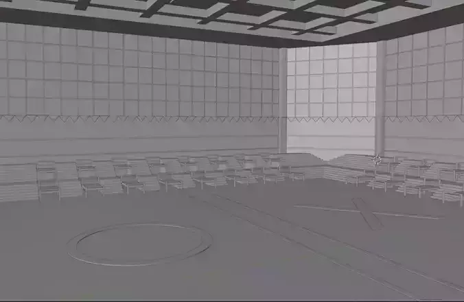 UNTEXTURED SQUID GAME DORMITORY