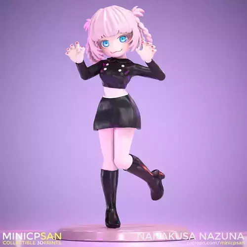 Nanakusa Nazuna - Cute Cheeky Black Outfit - Call of the Night