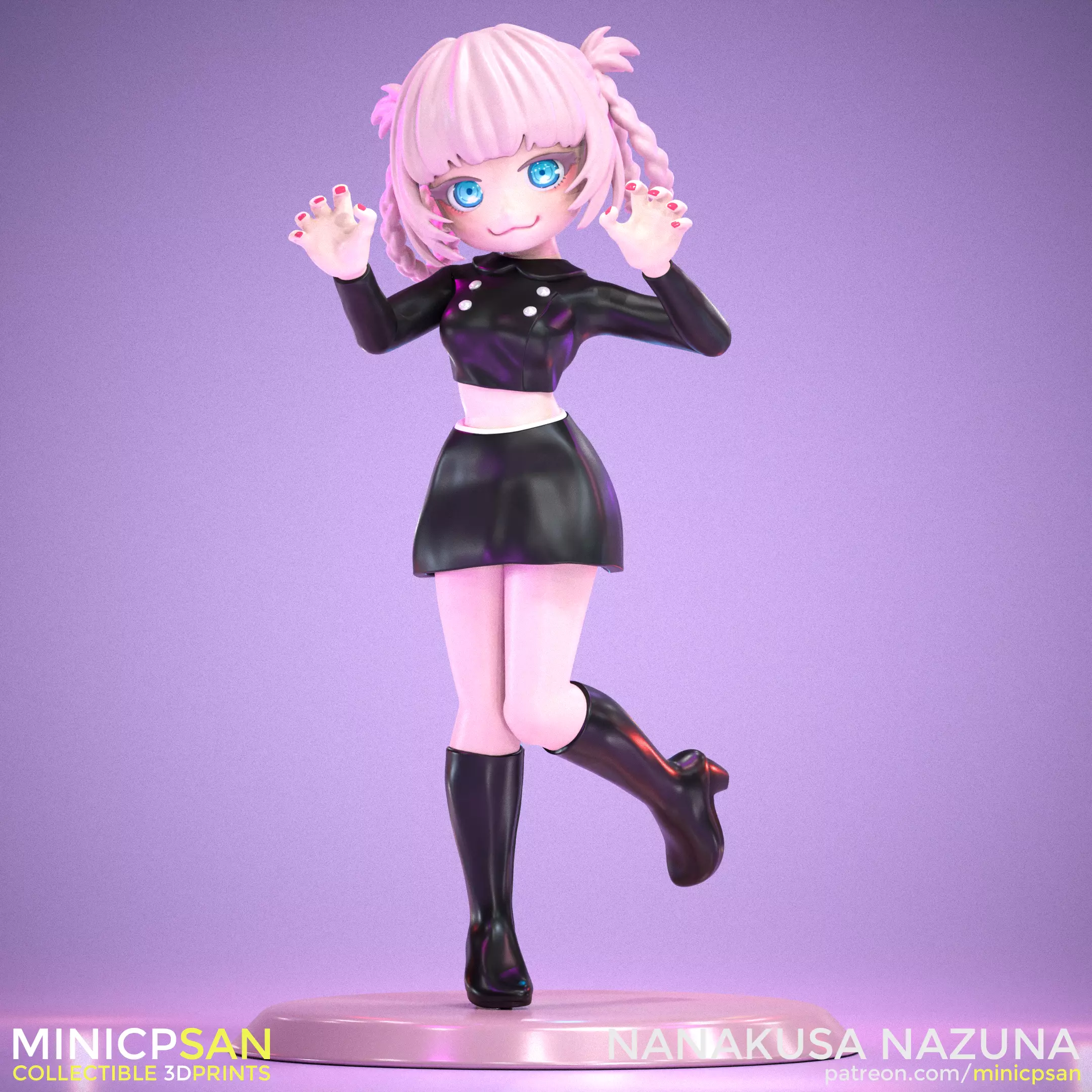 Nanakusa Nazuna - Cute Cheeky Black Outfit - Call of the Night 3D print model